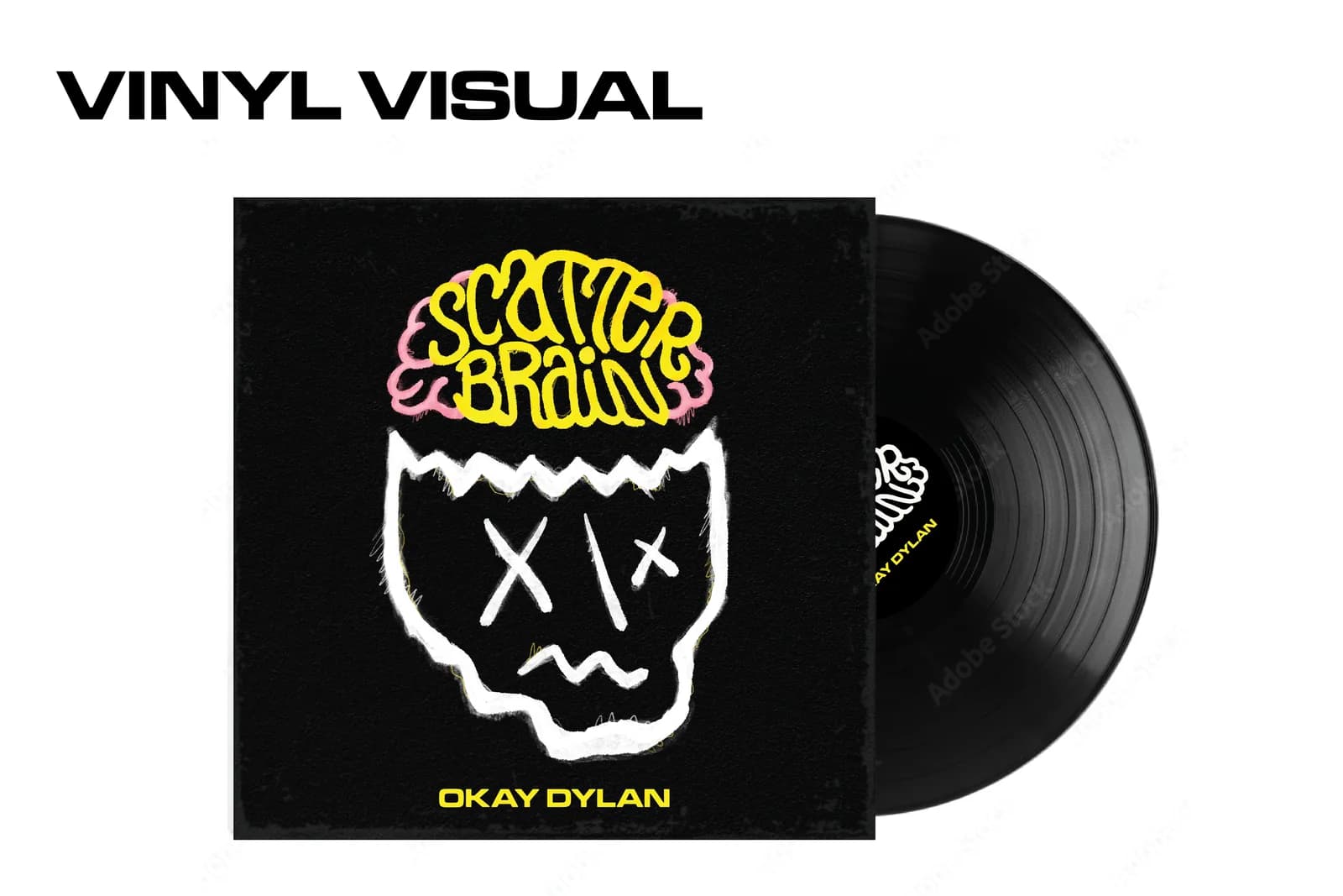 COMPLICATED vinyl mockup