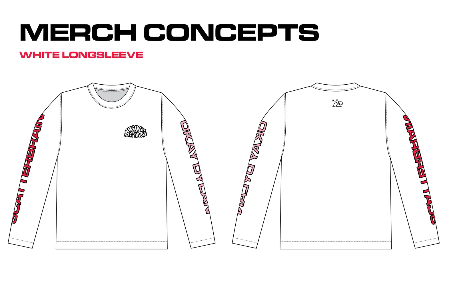 COMPLICATED white long sleeve merchandise mockup
